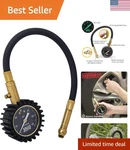 Precision Tire Pressure Gauge Jaco Elitepro 60 Psi With Built-in Bleeder Valve. Fixed Price $42.39.