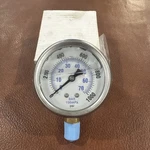 Pic Gauges PRO-202L-254G Pressure Gauge, 2.5", 0-200PSI/KPA/BAR, 1/4" Cbm. Fixed Price $16.99.