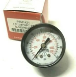 Winters Pressure Gauge 160 Psig 1-1/2 Face Steel Case 1/8" Npt Back Brz PEM1421. Fixed Price $9.25.