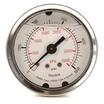 Commercial Pressure Gauge, To 5, 000 Psi, 2 In Dial, 1/4 Npt, Center. Fixed Price $20.39.