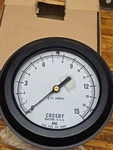 Crosby Gauge PSIG,1/8 Lb. Subdiv. 0-15 Lbs Aag 6" Diameter. Fixed Price $69.99.