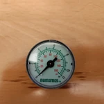 Numatics 214-153 Pressure Gauge 0-160 Psi 0-11 Bar New In Box. Fixed Price $19.99.