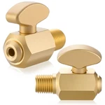 2 Pcs Tank Drain Valve Brass Brake Compressor Cock Ground Plug Release .... Fixed Price $28.39.