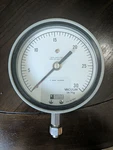 Weksler SA24-3VCP-LWBX Vacuum Pressure Gauge 30-0PSI 0-30PSI. Fixed Price $25.00.