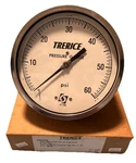 New Trerice Pressure Gauge 500XGG 500XB 6" Flangeless Case Lbm 1/4 Npt 0-60 Psi. Fixed Price $39.99.
