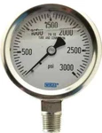 Wika 2-1/2" Dial, 1/4 Thread, 0-3,000 Scale Range, Pressure Gauge Lower Conne.... Fixed Price $74.99.