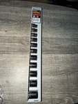 Nos Sears Craftsman 11PC 3/8 Drive Metric Socket Set 34464 8-18MM Point! G2. Fixed Price $59.00.