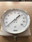Wika Pressure Gauge 4277784 111.25 4.5" Hvac HG/100PSI 1/4". Fixed Price $25.00.