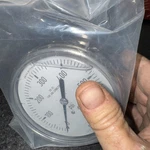 Wika Pressure Gauge 4", 1/4" Npt Bottom 316SS Tube&conn., Glyc. Filled. Fixed Price $65.00.