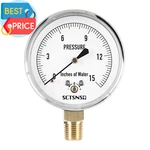 To 15 Inches Of Water Column Pressure Gauge, Capsule Measurement System, 2.5. Fixed Price $22.17.