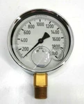 Wika 9314245 Brass Pressure Gauge 213.40 4" Face 2000 Psi 1/2" Npt Lm Connection. Fixed Price $164.49.