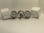 New (5) No Name MI15VIBSSPL To -1 Bar 1.5" Face 1/4" Npt Liquid Filled Gauge. Fixed Price $29.99.