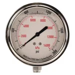 Commercial Pressure Gauge, To 2, 000 Psi, 3 1/2 In Dial, 1/4 Npt,. Fixed Price $21.39.