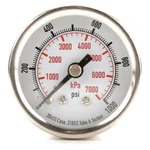 Commercial Pressure Gauge, To 1, 000 Psi, 1/2 In Dial, 1/8 Npt,. Fixed Price $11.79.