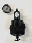 Fisher Regulator With Gauge 67 Afr 225, Spring 30-60 Psi,. Fixed Price $75.00.
