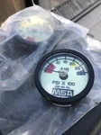 2-MSA 15 Pressure Gauge Psi X 100 Part #SP0498. Fixed Price $17.00.