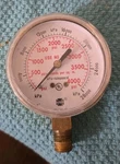 Gauge BU-2581-AG, 0-4000 Psi Selling As Used No Box. Fixed Price $14.99.
