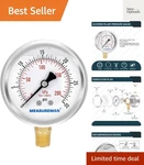 Precision Oil Filled Pressure Gauge 0-30 Psi/kpa 2-1/2" Dial, Stainless Steel. Fixed Price $19.99.