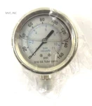 Pressure Gauge 160 Psig 11 Bar 2-1/2" Face 1/4" Npt Lower 316S/S Filled 653ER21. Fixed Price $38.15.
