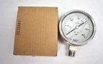 Wika Mechanical Pressure Gauge 4" Dial Bottom Mounted 1/2" Mpt 3000 Psi 9832713. Fixed Price $100.09.