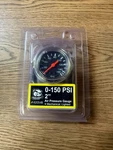 Bulldog Winch 42054B 0-150PSI Air Pressure Gauge, 2", Mechanical, Lighted. Fixed Price $39.95.
