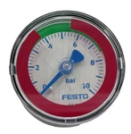 Festo Pressure Gauge MA-50-10-R1/4-E-RG Part No. 525728 Bar. Fixed Price $25.00.