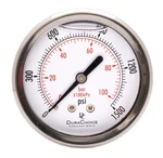 2-1/2" Oil Filled Pressure Gauge, Case, 1/4" Npt, Back Mount, 0-1,500PSI. Fixed Price $16.11.