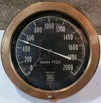 Vintage Ashcroft Large Brass 0-2000 Main Pressure 11.5 Duragauge. Fixed Price $229.99.