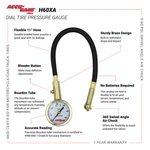 Accu-gage 0-60 Tire Pressure Gauge. Fixed Price $9.47.