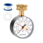 Sctsnsr To 200 Psi Water Pressure Test Gauge With Red Max Pointer, 2.5 Inch. Fixed Price $20.37.