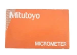 Mitutoyo 129-131 Depth Micrometer, DMC4-4". Fixed Price $250.00.