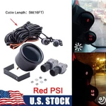 Red Car Suspension Gauge Kit 2INCH 52MM Air Ride Pressure Set Sensors. Fixed Price $39.80.