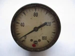 Vintage U.s. Gauge 12127-1 160 Lb. Pressure Usg. Fixed Price $15.00.
