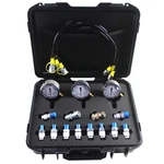 Sinocmp Hydraulic Pressure Test Kit With 3 GAUGES25/40/60MPA 12 Coupling.... Fixed Price $168.32.