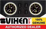 2"DUAL Needle Pressure Air Gauges LIGHT/BRACKET/4 Switch Suspension 220PSI Black. Fixed Price $146.48.