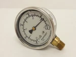 200337 Old-stock; Ashcroft 631008A02LXLJ Vaccuum Gauge; Ss; 1/4 Npt; 0/30" Hg. Fixed Price $19.02.