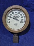 Antique 6LB Brass 1000 Psi Pressure Gauge Star Boston Steampunk Industrial. Fixed Price $185.00.