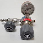 Matheson 3231 Compressed Gas Regulator 200 Psi + Fittings, Shut-off Valve, Gauge. Fixed Price $68.88.