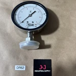 New Anderson Topline Sanitary Pressure Gauge 4" Face 100PSI 1-1/2" Clamp. Fixed Price $475.00.