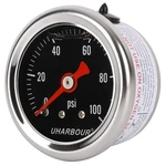 Uharbour Glycerin Filled Pressure Gauge With 304 Stainless Steel 0-100PSI. Fixed Price $26.57.