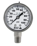 Boshart PGS-100-G 2 Dial Stainless Steel Pressure Gauge Lower Mounted 0-100 Psi. Fixed Price $43.43.