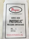 New Nos Dwyer A3002-SRH-LT Photohelic Pressure Switch/gage Series 3000. Fixed Price $299.00.