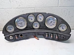 O1 Dashboard Panel W Teleflex Gauges Boat Mph, Rpm, Oil, Volts, Temp, Fuel Trim. Fixed Price $69.95.