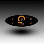 6-GAUGE Universal Panel Amber/orange Led Digital Intellitronix DP10007O Usa!. Fixed Price $449.90.