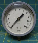 Marshalltown 3.5" Retard Pressure Gauge 0-30 Bottom 1/8" Npt Connection. Fixed Price $27.99.