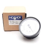 Noshok 25-110-30VAC Pressure Gauge, 0INHG/-100 0KPA, 1/4IN Npt Male. Fixed Price $30.00.