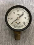 Vintage Continental Precision Instruments 60 Psi Gauge. Fixed Price $10.79.