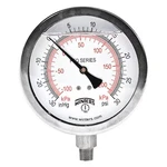 Winters PFQ762-DRY Industrial Compound Gauge, 30 To Psi, Dial, 1/4. Fixed Price $37.69.
