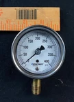 Ashcroft 25 1009 Aw 02L 400# Pressure Gauge 2-1/2IN 0-400PSI 1/4IN New. Fixed Price $21.23.