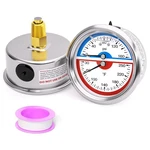 Meanlin Measure 0-160PSI Stainless Steel Thermal Pressure Gauge Back Mount. Fixed Price $27.17.